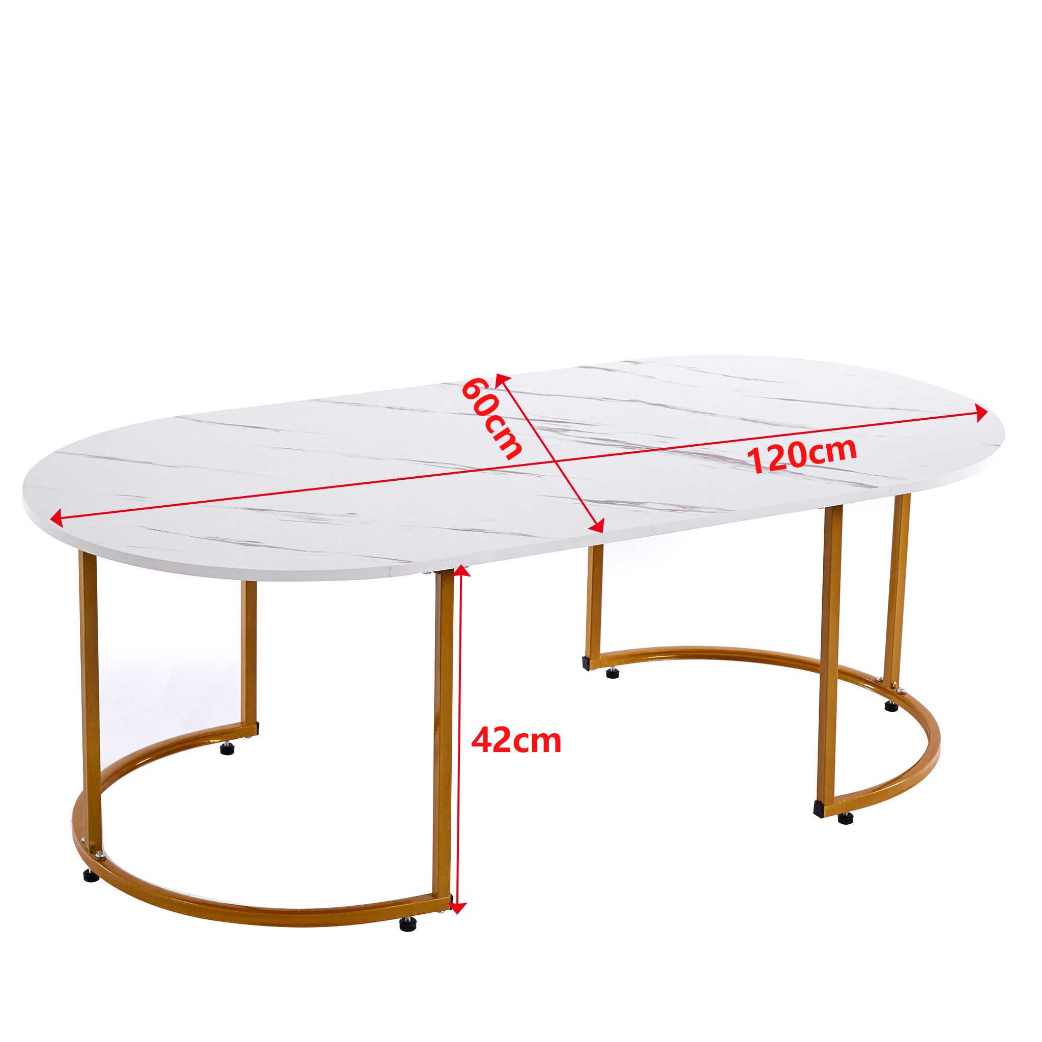 Coffee Table Sofa Side Table CT-CH07 WHITE