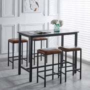 Bar Table Stool Set Home Dining Room Table Chairs BT-02