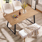Spacious 150cm computer desk with metal frame for home office use