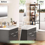 Over Toilet Bathroom Shelf with Storage Basket