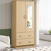 2 Door Wardrobe with Mirror and Drawers