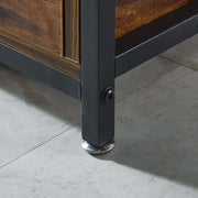 Coffee Table Side End Table with Storage Shelf Center Desk