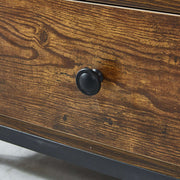 Coffee Table Side End Table with Storage Shelf Center Desk