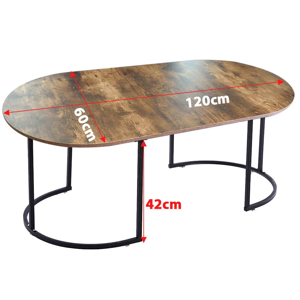Coffee Table Sofa Side Table CT-CH07 Berlin Rusti