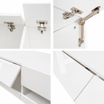 wall mounted TV cabinet with lift up doors