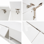 wall mounted TV cabinet with lift up doors