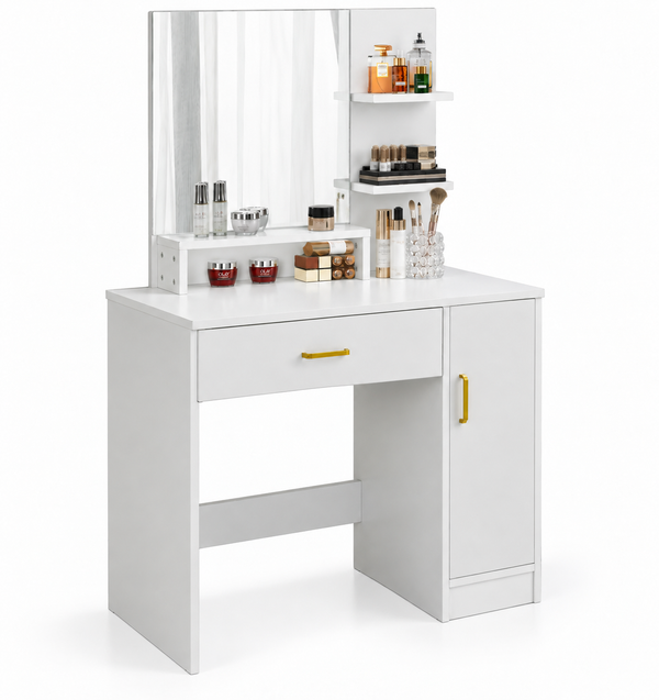 Dressing Table with Mirror and Storage DR-14