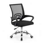 ergonomic mesh office chair in black adding pop of colour with breathable mesh and comfortable sponge seat | Artisansa SA