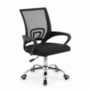 ergonomic mesh office chair in black adding pop of colour with breathable mesh and comfortable sponge seat | Artisansa SA