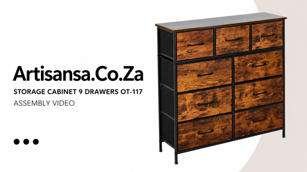 9 Drawers Storage Cabinet