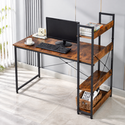 120cm Computer Desk with Reversible Shelves and Hooks