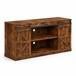 Farmhouse Sliding TV Stand