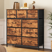Industrial 9 Drawer Storage Cabinet – Rustic Chest of Drawers