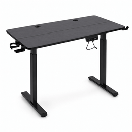 Electric Standing Desk black adjustable workstation with ergonomic design for modern professionals and gamers.