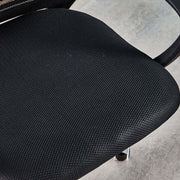 Close-up view of the seat fabric of the Ergonomic High Back Mesh Office Chair.