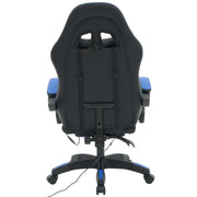 Rear view of Ergonomic RGB LED Gaming Chair showcasing its stylish design and adjustable features.