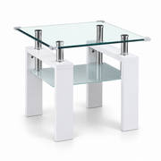 Two Tier Square Glass Coffee Table CT-A09 – main product image