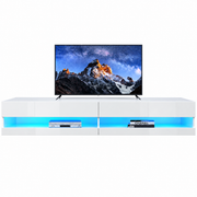 Modern 180cm LED Entertainment Unit with RGB Lights