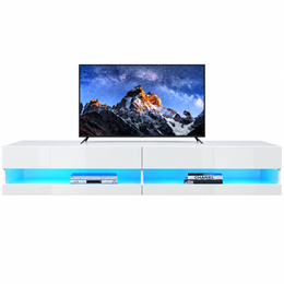 Modern 180cm LED Entertainment Unit with RGB Lights