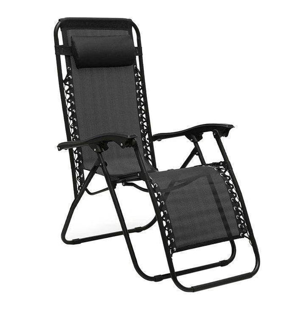 Folding Recliner Chair Lounger With Tray - Set Of 2  BSC-012