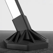Close-up of the base of a Foldable Clothes Rail, featuring a sturdy black design for stability.
