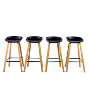 Scandinavian style bar and kitchen chair 4-piece set CR-KJ0603