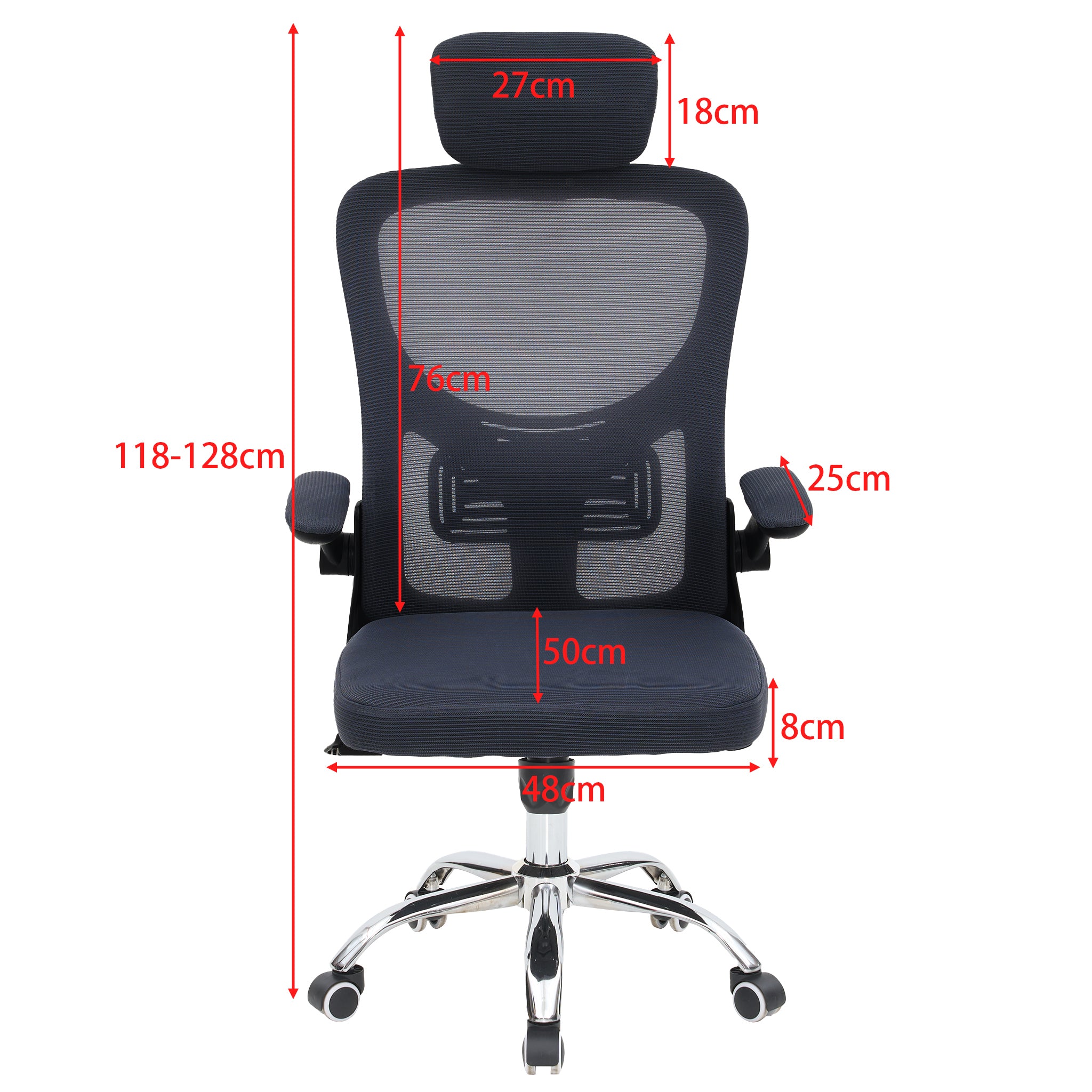 Office Chair CR-W12 Black