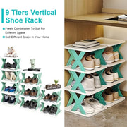 Space Saving Tiered Shoe Rack