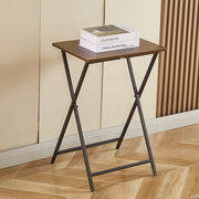 Rustic Folding TV Tray Table