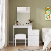 Dressing Table with Mirror and Stool DR-12