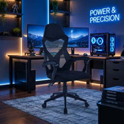 Mesh back office chair for home office, gaming room and workstation setup