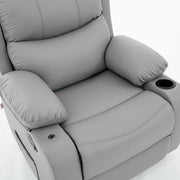Swivel Rocker Recliner with Tray Table