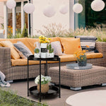 2 Tier Side Table with Storage Tray – Modern Coffee Table – product image 18