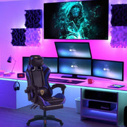 Ergonomic Gaming Chair with Footrest & 180° Recline – product image 5