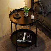 2 Tier Side Table with Storage Tray – Modern Coffee Table – product image 16