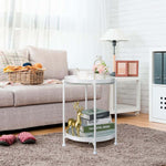 2 Tier Side Table with Storage Tray – Modern Coffee Table – product image 6