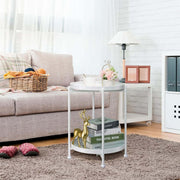 2 Tier Side Table with Storage Tray – Modern Coffee Table – product image 6