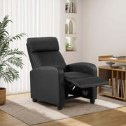 Manual Recliner chair in a modern living room, featuring adjustable reclining mechanism and sleek design.