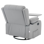 Swivel Rocker Recliner with Tray Table