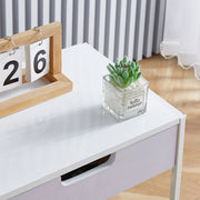 small bedside cabinet with drawer and durable metal construction