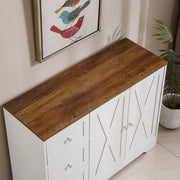 Farmhouse Sideboard Storage Cabinet