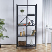 Mobile Kitchen Shelf with 3, 4 & 5 tier storage, ideal for organizing various spaces in your home.