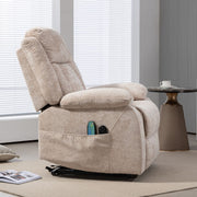Massage recliner chair with power lift function for lounge and living room use