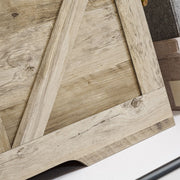 Rustic Wooden Storage Bench