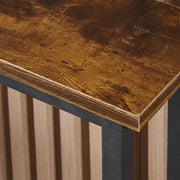 Narrow Sofa Table with Charging Station