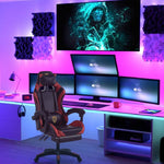 Ergonomic Gaming Chair with Footrest & 180° Recline – product image 13