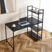 Computer Desk & Student Workstation with 4 Shelves