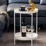 2 Tier Side Table with Storage Tray – Modern Coffee Table – product image 7