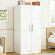 2 Door Wardrobe with Hanging Rail and Shelves