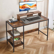 Computer Desk with Monitor Stand and Reversible Shelves – alternate product view